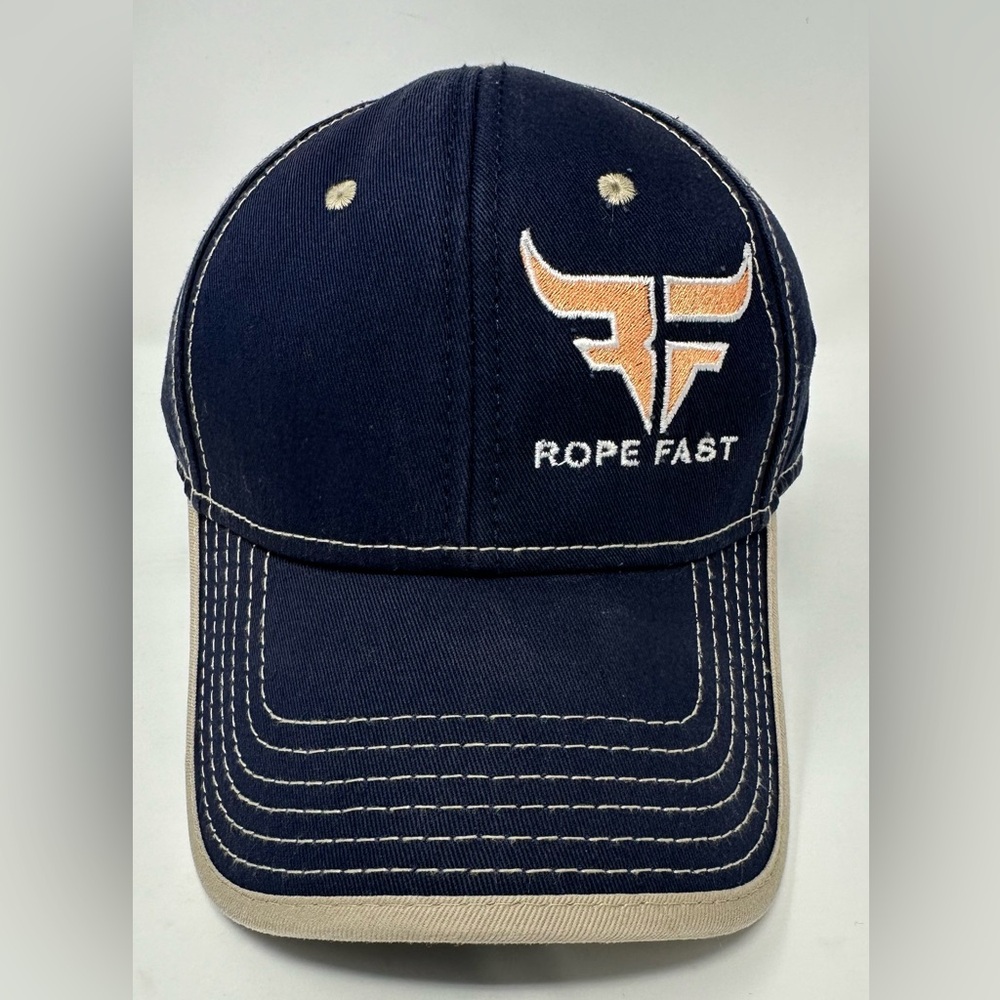 Rope‎ Fast Adjustable Baseball Hat Cap Western Cowboy Longhorn Otto Blue